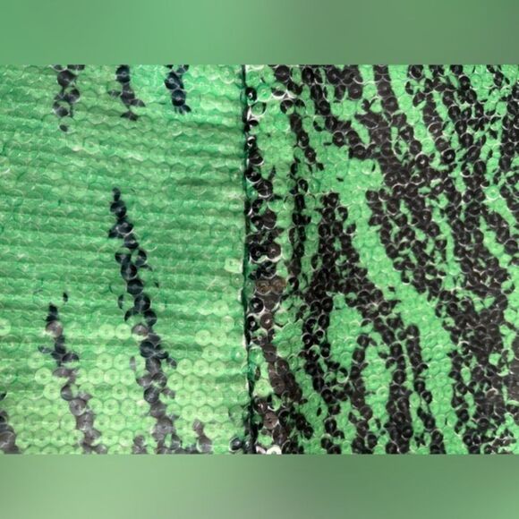 Women's Allover Sequins Green ‎ Party Mini Cami Dress - Picture 8 of 12